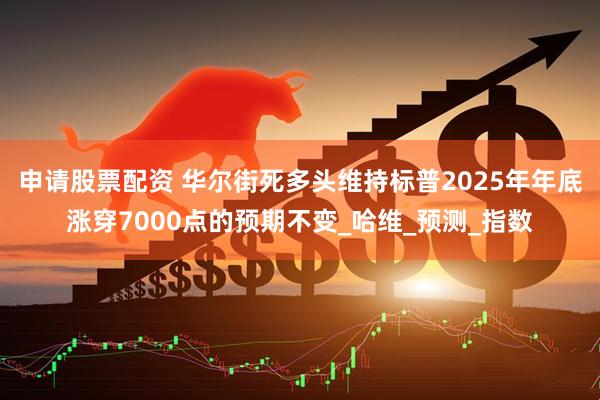 申请股票配资 华尔街死多头维持标普2025年年底涨穿7000点的预期不变_哈维_预测_指数