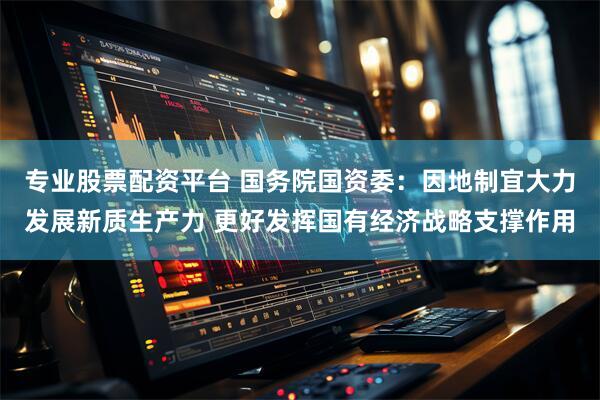 专业股票配资平台 国务院国资委：因地制宜大力发展新质生产力 更好发挥国有经济战略支撑作用